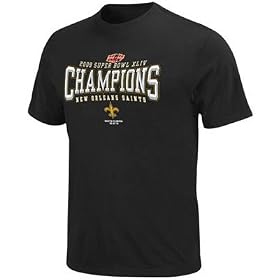 New Orleans Saints Super Bowl XLIV 44 Champs Choice Style T Tee Shirt