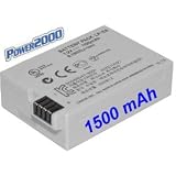 Power2000 LP-E8 Replacement Lithium-Ion Battery, 7.2 volt 1500mAh, for Canon EOS Rebel T2i Digital Camera