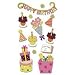 Boutique Le Grande Dimensional Stickers: Birthday