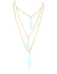 Nugaard Citrine Chain Triple Drop Necklace, 18"