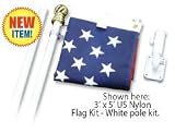 6ft Pole Kit with Flag & BRACKET