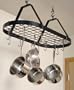 Enclume EPR1 Essentials Oval Ceiling Rack, Matte Black Powder