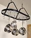 Enclume EPR1 Essentials Oval Ceiling Rack, Matte Black Powder