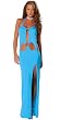 Sexy Cutout Dress With Slit Side & Metal O-Ring