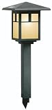 Brinkmann 822-0712-4 4-Piece Solar Stake Light Set, Black