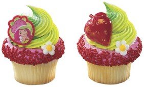 Strawberry Shortcake Cupcake Rings pics Toppers Decorations (12)