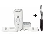 Braun Silk-Épil 7 / 7681 Epilierer Xpressive Pro Legs Body & Face Wet & Dry Inkl. PT10 Bikinitrimmer