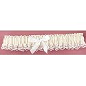 Ribbon & Lace Ivory Satin Garter