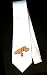 Party Decoration Necktie with walking, dog, orange, barking, pet