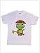 The Putter White Tee Shirt By the Littlest Golfer Available in Sizes Xs, S, M, and L.