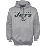 New York Jets Ash Critical Victory Hoody Sweatshirt