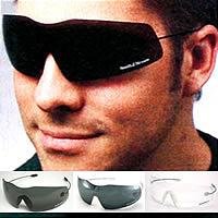 【クリックで詳細表示】S＆W フレームレスサングラス グレイ： 服＆ファッション小物