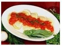 Carlas Precooked Jumbo Round Cheese Ravioli Pasta, 2.5 Pound -- 4 per case.