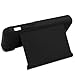 CoverON Hybrid Dual Layer Case with Credit Card Holder for Apple iPhone 5C - Black Hard Black Soft Silicone