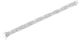Lacy C.Z. Diamond Sterling Silver Bridal Wedding Bracelet
