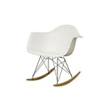 Baxton Studio Letterio White Cradle Chair