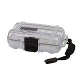 Crushproof Waterproof Carrying Case with Screen Protector for Panasonic Lumix DMC-FX and DMC-FS series and More - (Canon Camera NOT included), Clear
