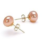 Pink 7-8mm AAA Freshwater Pearl Earring Set