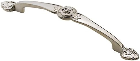 Knobware C3518 Rose Pull, 128mm, Nickel