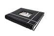 Leather Photo Album with Contrast Stitching - Stores 300 Pictures