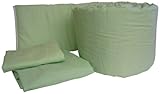 Baby Doll Bedding Solid Colors Grandmas Port-a-Crib Package, Mint