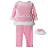 Baby Infant Girls Clothes Holiday PINK MARABOU Top Pant Set BONNIE JEAN 3-9M
