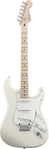 Squier by Fender Deluxe Stratocaster Maple Neck Pearl White Metallic