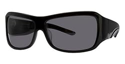 Nike Arc Angel.P Sunglasses, EV0397-065, Glossy Black Frame/ Grey Polarized Lenses