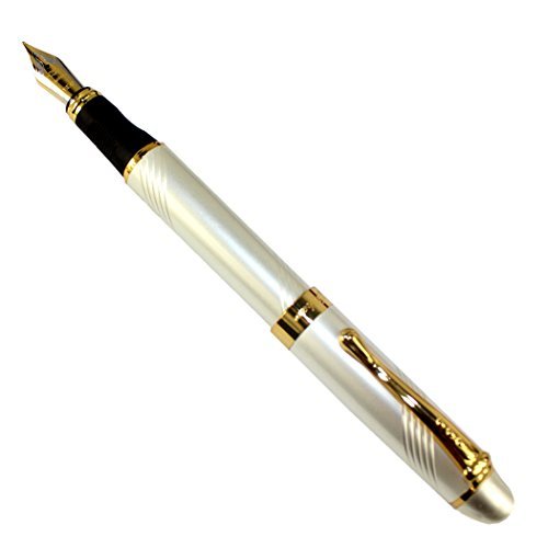 JinHao X450 Kurve Vanilla GT Fountain Pen - Medium Color: Kurve Vanilla, Model: FP-X450-12, Office Shop