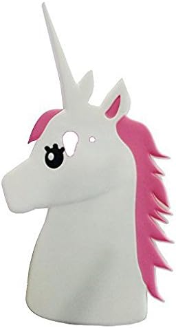Thunderous HTC 626 Case,HTC 626s 3D Cartoon Unicorn Horse Series Soft Silicone Back Case for HTC Desire 626 White