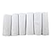 OWM Handkerchief 6 Pcs Classic Soft Cotton Solid Handkerchiefs for Men White