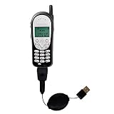 Retractable USB Cable for the Nextel i205 with Power Hot Sync and Charge capabilities - Gomadic Brand w/ TipExchange Technology