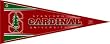Stanford University Cardinal Pennant (College), 2-Pack