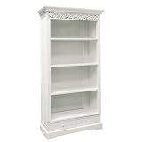 Chatham White Bookcase 2 Drawer Furniture Shabby Chic