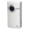 Flip Ultra 2nd Generation Flash Memory Digital Camcorder - White/Silver (U1120W)