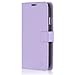 Samsung Galaxy S4 Case, CaseCrown Saffiano Grain Synthetic Leather Weekender Wallet with Card Slots (Lavender)