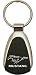 Ford Mustang Chrome/Black Teardrop Keychain Made In USA!