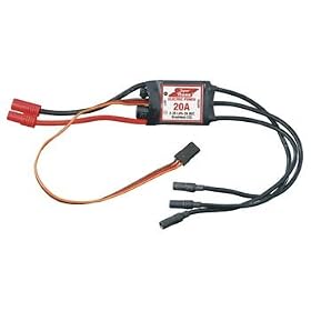 20 Amp Brushless ESC 5V 2A BEC from Speed Controls