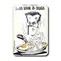 Londons Times Funny Panel Hollywood Cartoons - Kevin Bacon And Eggs - Light Switch Covers - single toggle switch