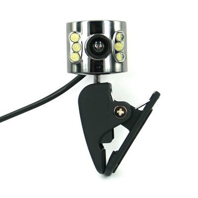 6 LED USB Digital Web Camera Webcam + Microphone For Laptop Notebook PC for Live Chat Video