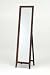 Walnut Finish Solid Wood Frame Floor Mirror