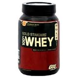 Optimum Nutrition 100% Whey Gold Straw Ban, 2-pound Tub