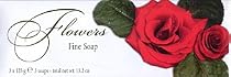 Sian Gest Flowers Rose Fine Soap Set Of 3 From Italy