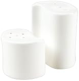 Mitis White Fine China 6cm Salt & Pepper Shakers set