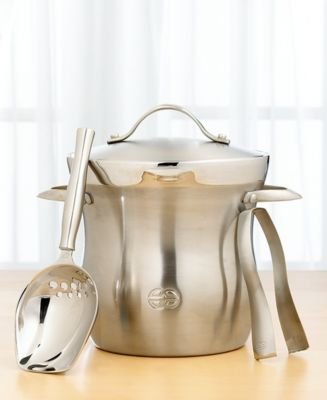 Childrens Toyshop  Kitchen & Housewares : Calphalon Barware Ice Bucket Set - Cover, Scoop, Tongs