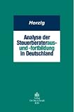 Produkt-Bild: Analyse der Steuerberateraus- und -fortbildung in Deutschland