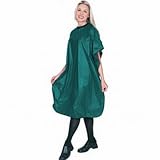 Scalpmaster Vinyl Shampoo Cape 54" x 36" Padded Velcro Hunter Green (Pack of 3)