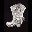 Arthur Court Cowboy Boot 1-1/2 Quart Pitcher/Wine Bottle Holder