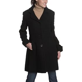 Andrew Marc Ladies Single Breasted Button Front Coat by Andrew Marc