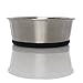 Stainless Steel Pet Food & Water Bowl with Non-Skid Silicone Bottom, Food-Grade, FDA-Approved, Beautiful Modern Design, Dishwasher-Safe - SMALL Bowl Only